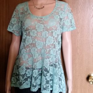Maurice lace top